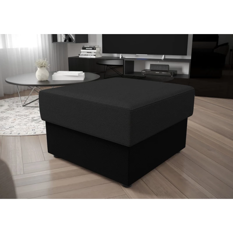 Hocker OPHELIA – dunkelgrau/schwarz