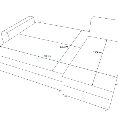 Elegante Couchgarnitur FLORIANA – dunkelbraun / braun