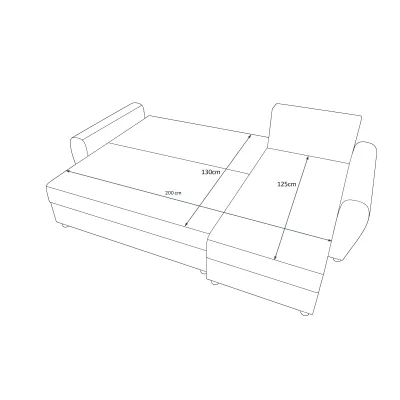 Elegante Couchgarnitur FLORIANA – dunkelbraun / braun