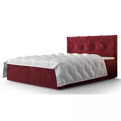 Hotelbett mit Stauraum LILIEN COMFORT – 140x200, rot