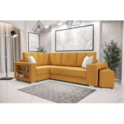 Bequeme Couchgarnitur LORA – gelb