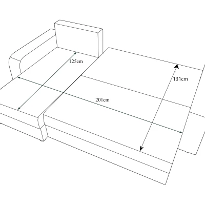 Ecksofa PARI – Grau