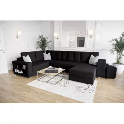 Geräumiges Sofa KAMONA – schwarz