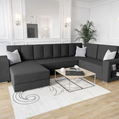 Geräumiges Sofa KAMONA – grau, rechts