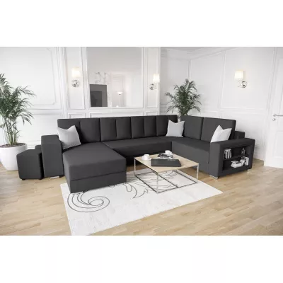 Geräumiges Sofa KAMONA – grau, rechts