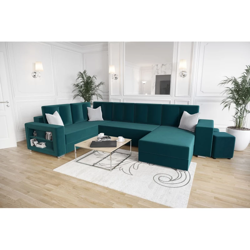 Geräumiges Sofa KAMONA – blau