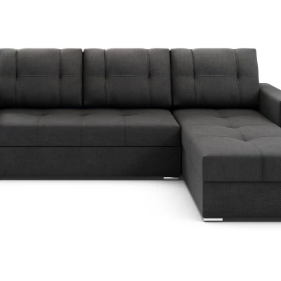 Ecksofa KABARO – Schwarzgrau