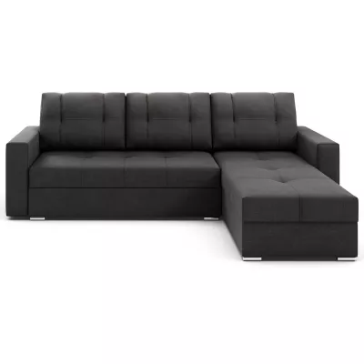 Ecksofa KABARO – Schwarzgrau