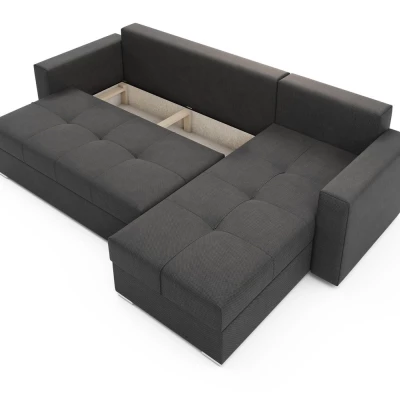 Ecksofa KABARO – Schwarzgrau