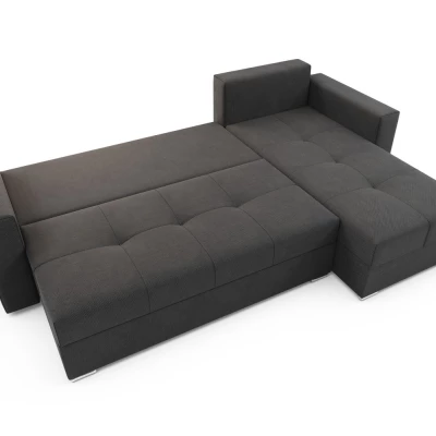 Ecksofa KABARO – Schwarzgrau