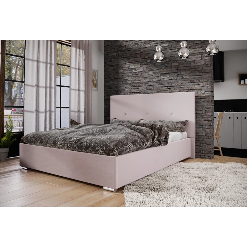 Ehebett mit Stauraum FLEK 2 – 180x200, rosa