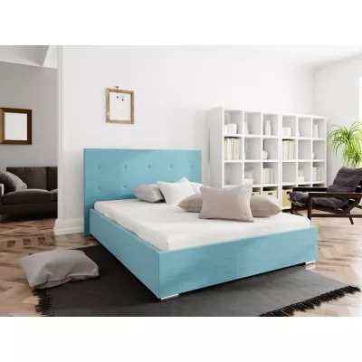 Ehebett mit Stauraum FLEK 1 – 140x200, blau