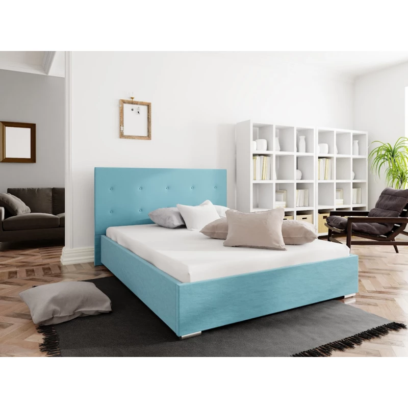 Ehebett mit Stauraum FLEK 1 – 160x200, blau