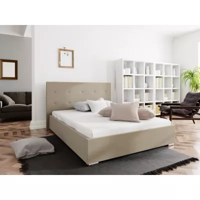 Ehebett mit Stauraum FLEK 1 – 140x200, beige