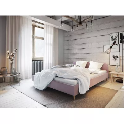 Polsterbett mit Stauraum LETICIA – 140x200, Rosa