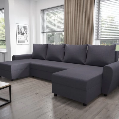 U-förmiges Sofa DEBORA – Grau