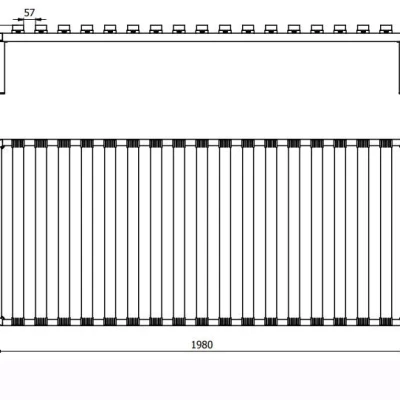 WAFIC Bettgestell mit Lattenrost – 90 x 200