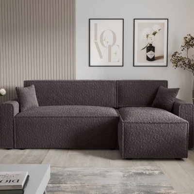 Bequeme Schlafcouch RADANA – braun 1