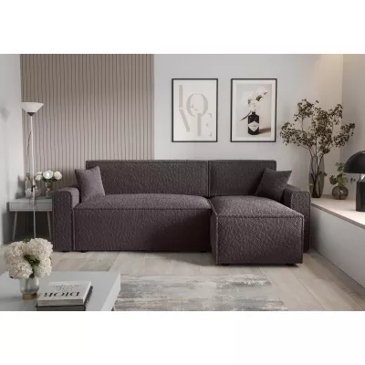 Bequeme Schlafcouch RADANA – braun 1