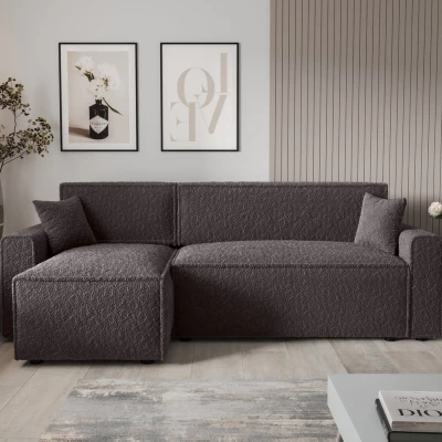 Bequeme Schlafcouch RADANA – braun 1