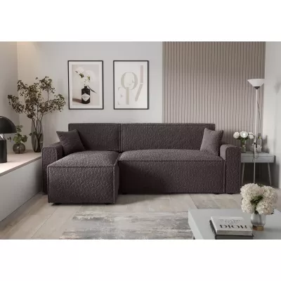 Bequeme Schlafcouch RADANA – braun 1