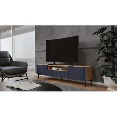 TV-Bank FREDO 1 – braun/blau