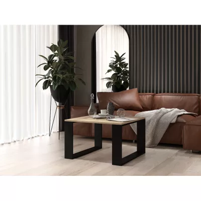 Couchtisch LAUREN MINI – Sonoma-Eiche / Schwarz