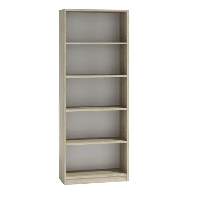 Schmales Bücherregal RAUNO – 60 cm, Eiche Sonoma