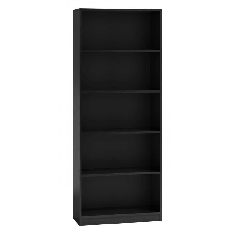 Schmales Bücherregal RAUNO – 60 cm, schwarz