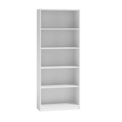 Schmales Bücherregal RAUNO – 60 cm, weiß