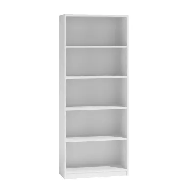 Schmales Bücherregal RAUNO – 60 cm, weiß