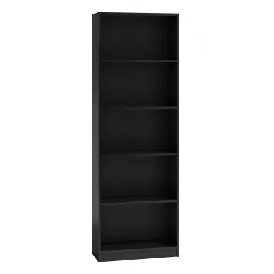 Schmales Bücherregal RAUNO – 40 cm, schwarz