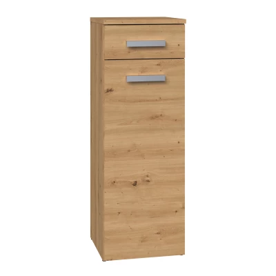 Niedriger Badezimmerschrank mit Schublade ATSO – Artisan-Eiche