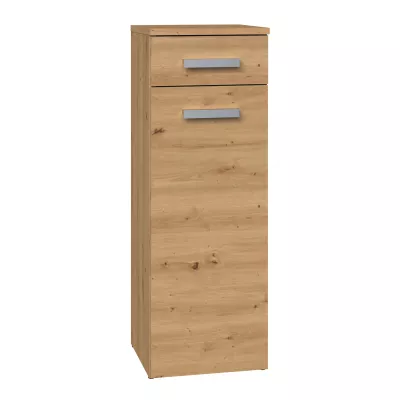 Niedriger Badezimmerschrank mit Schublade ATSO – Artisan-Eiche