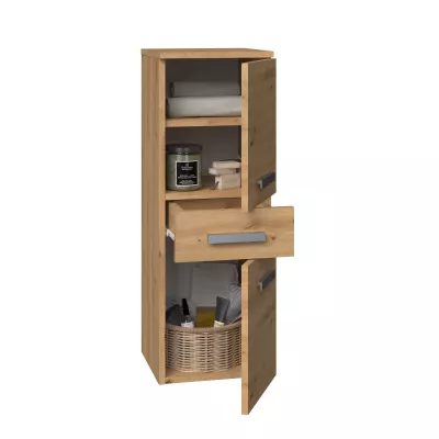 Niedriger Badezimmerschrank ATSO – Artisan-Eiche