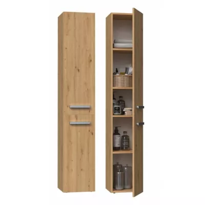 Hoher Badschrank ATSO – Eiche Artisan