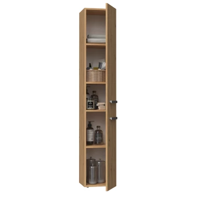 Hoher Badschrank ATSO – Eiche Artisan