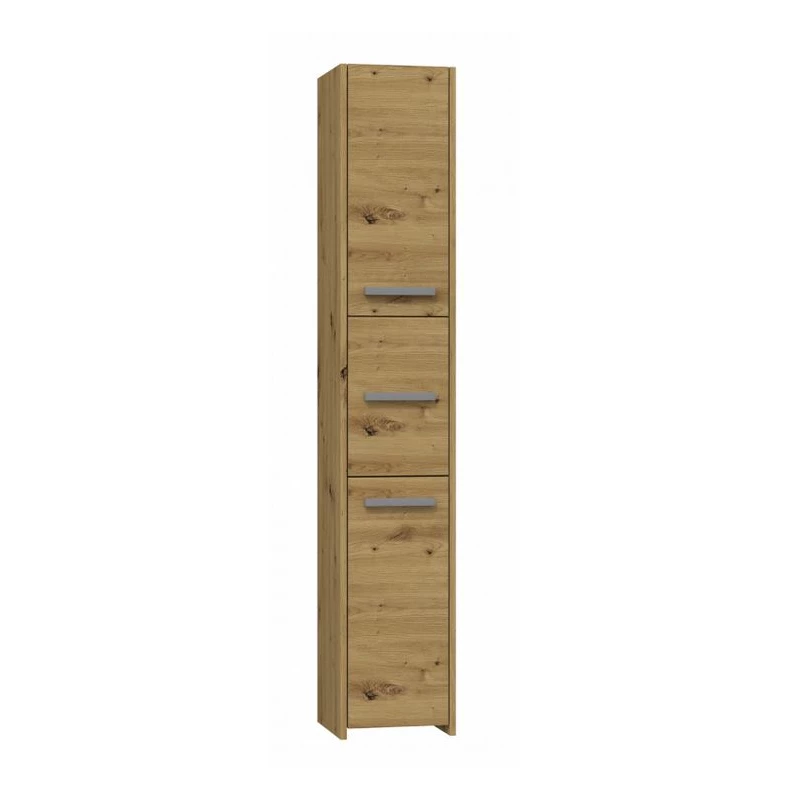 Hoher Badezimmerschrank MARGO – Eiche Artisan