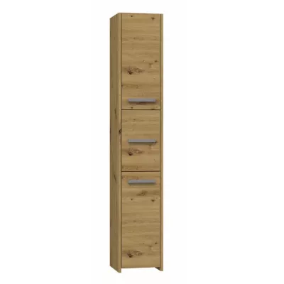 Hoher Badezimmerschrank MARGO – Eiche Artisan