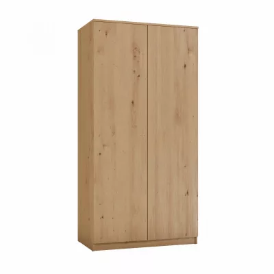 Zweitüriger Kleiderschrank 90 cm TAUNO – Artisan-Eiche