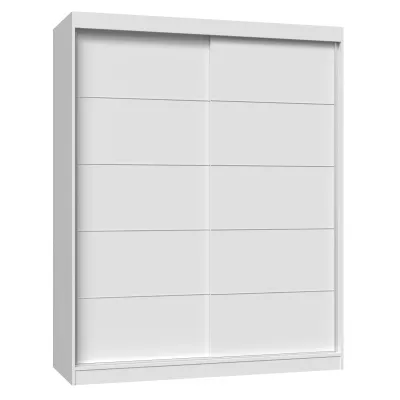 Kleiderschrank 160 cm mit Schiebetüren RANNO 5 – weiß