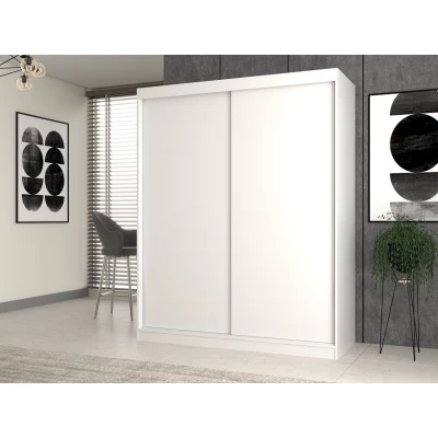 Kleiderschrank 160 cm mit Schiebetüren RANNO 4 – weiß