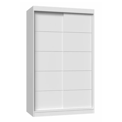 Kleiderschrank 120 cm mit Schiebetüren RANNO 2 – weiß