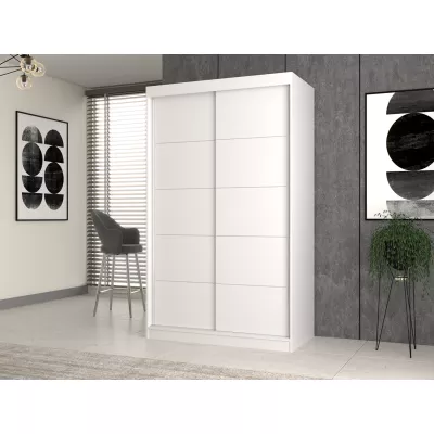 Kleiderschrank 120 cm mit Schiebetüren RANNO 2 – weiß