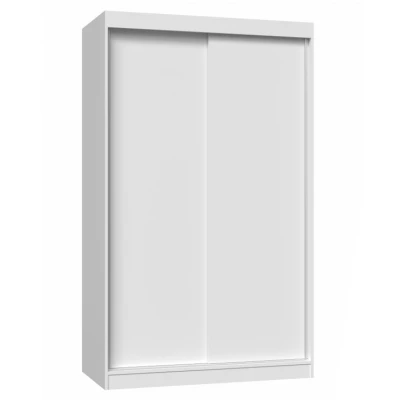 Kleiderschrank 120 cm mit Schiebetüren RANNO 1 – weiß