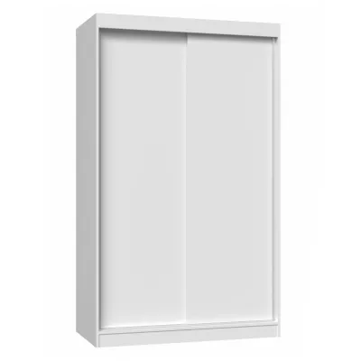 Kleiderschrank 120 cm mit Schiebetüren RANNO 1 – weiß