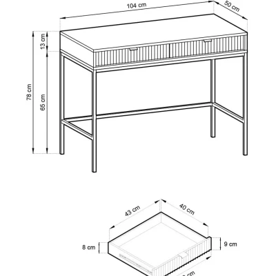 Konsolentisch MISHEEL – grau