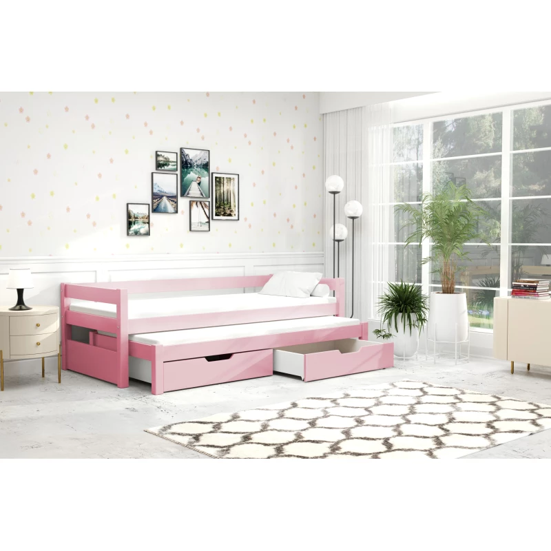 Kinderbett TAIGA – 90x200, Rosa