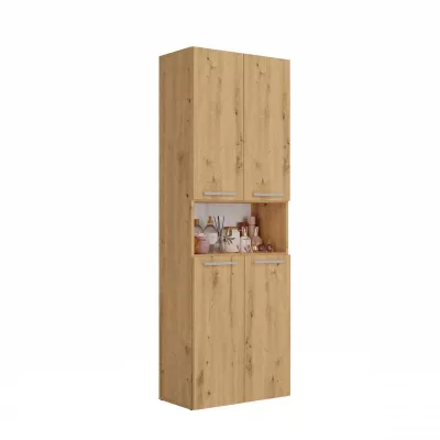 Badschrank mit Wäschekorb ATSO 4 – Artisan-Eiche