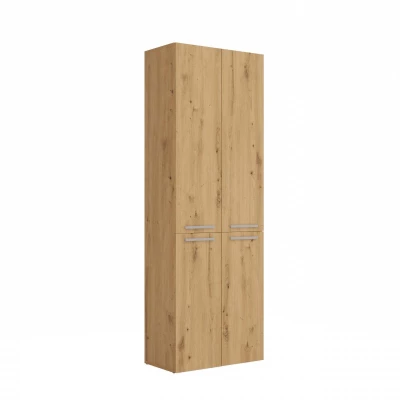 Badschrank mit Wäschekorb ATSO 2 – Artisan-Eiche